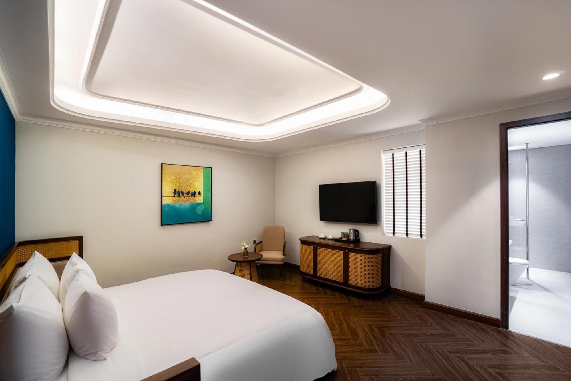 La Siesta Classic Hang Thung Hanoi Luaran gambar A bedroom at the hotel