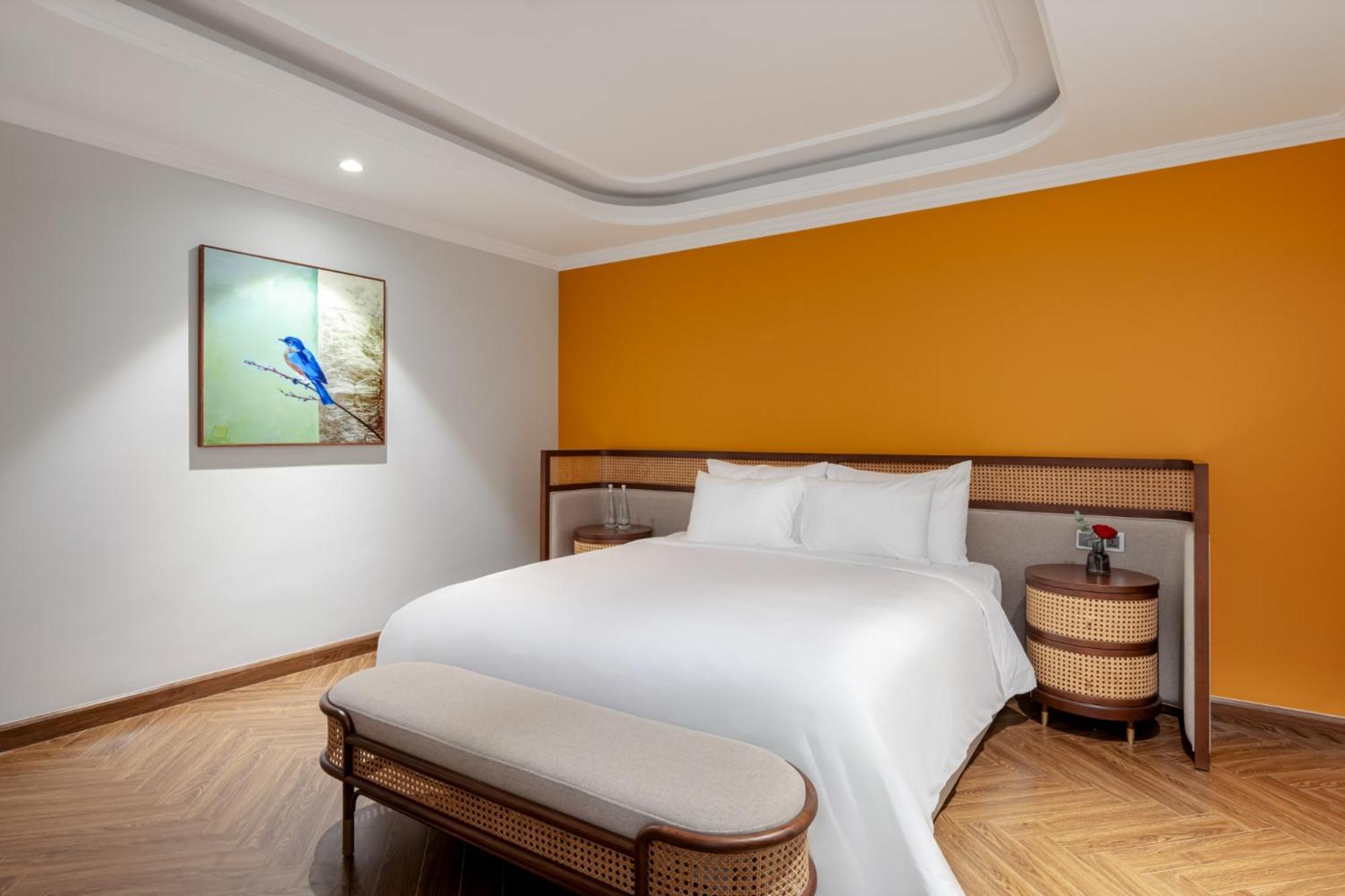 La Siesta Classic Hang Thung Hanoi Luaran gambar A bedroom at the hotel
