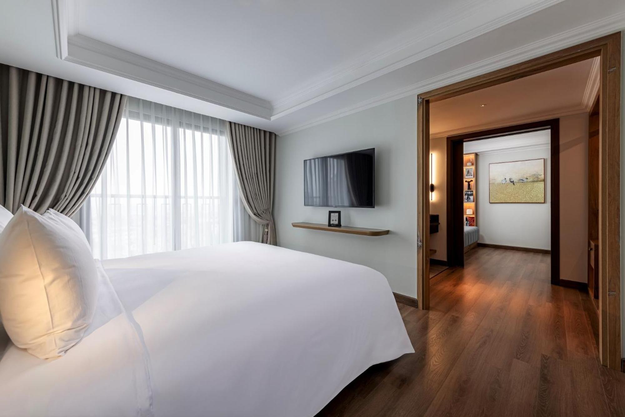La Siesta Classic Hang Thung Hanoi Luaran gambar A bedroom at the hotel